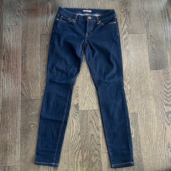 Blue Tommy Hilfiger jeans, size 0 - Picture 2 of 4